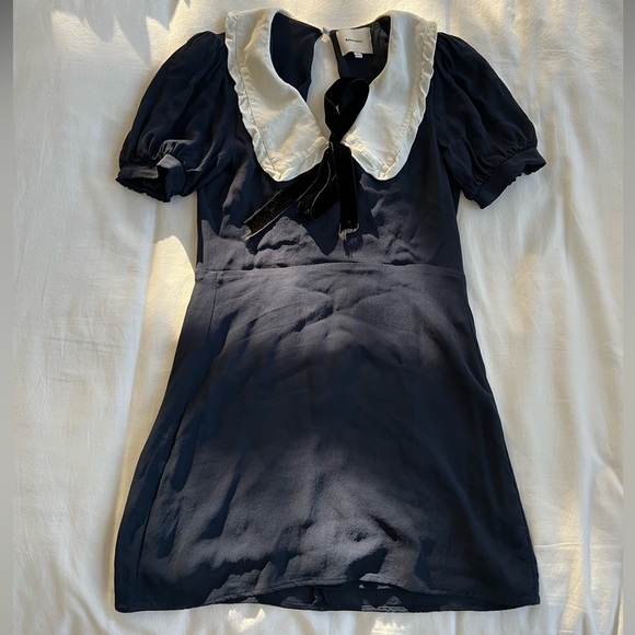 Reformation navy kaylia dress - Picture 1 of 2